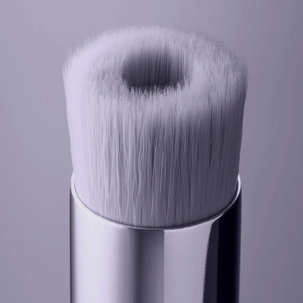 Skincare Brushes Thumbnail displaying close up brush with light purple filter